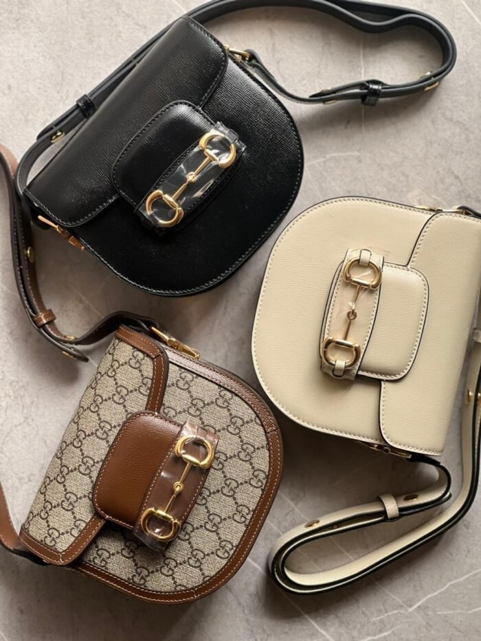 GUCCI HORSEBIT 1955 MINI ROUNDED BAG - Image 1