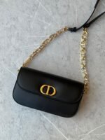 DIOR CD 30 LEATHER  BLACK