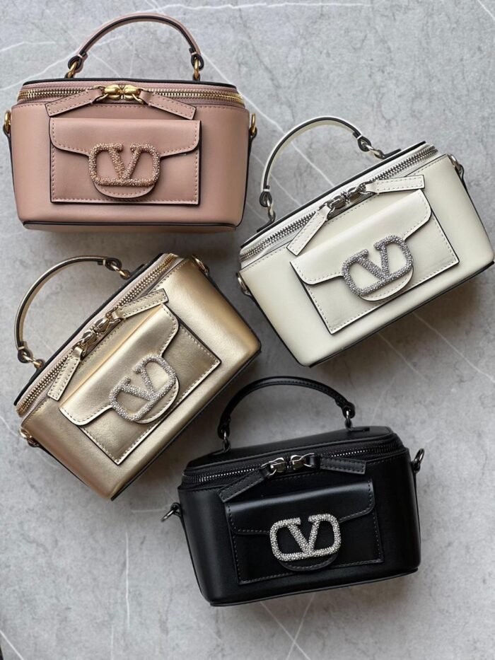 VALENTINO GARAVANI MINI LOCÓ EMBELLISHED SHOULDER BAG VANITY - Image 1